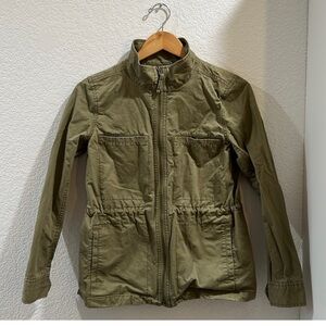 J. CREW Utility, Field Jacket, Military, Olive Green, Retro, Vintage, S